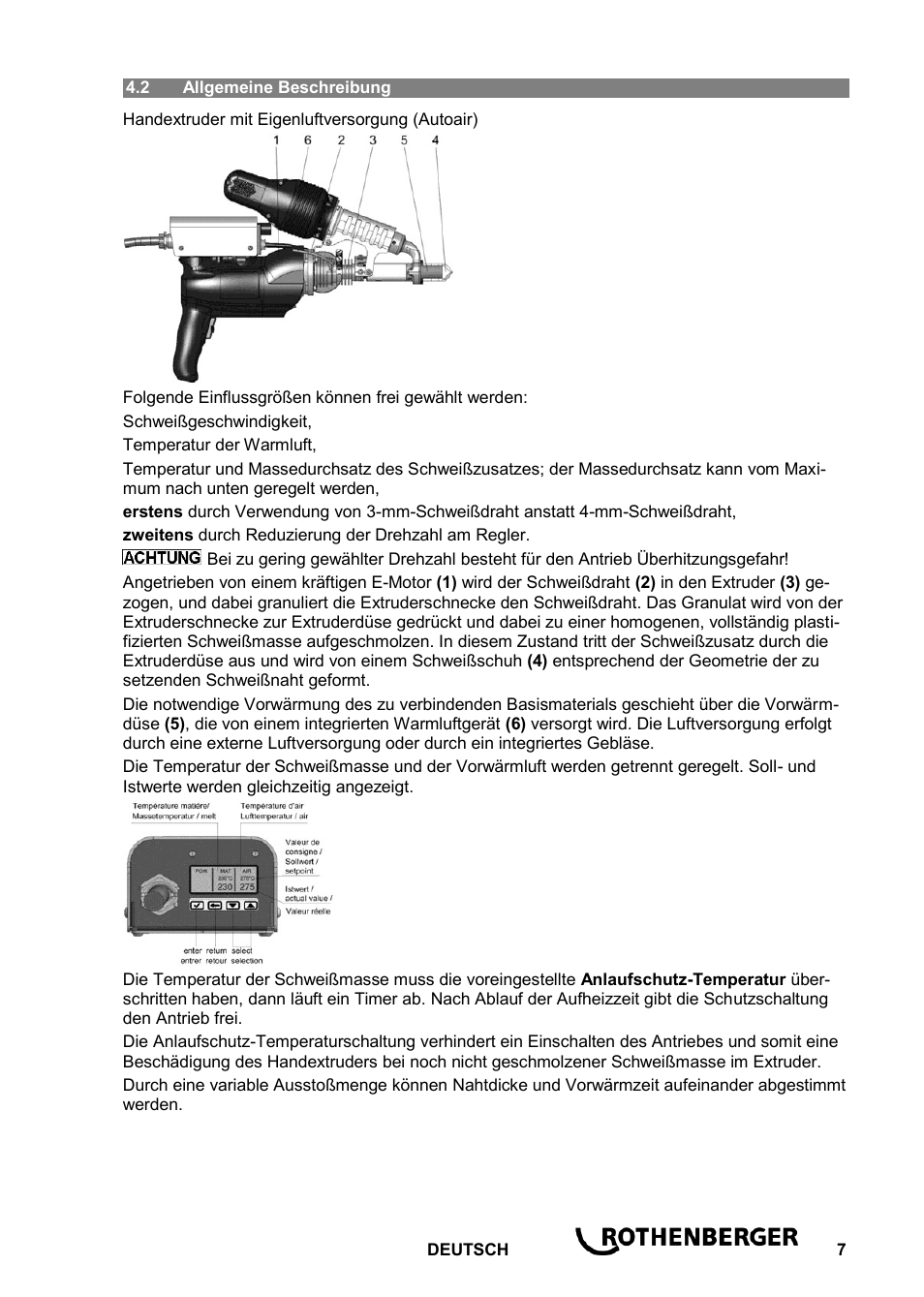 ROTHENBERGER ROWELD D 4/15 Aero User Manual | Page 9 / 48