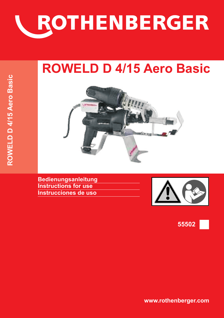 ROTHENBERGER ROWELD D 4/15 Aero Basic User Manual | 48 pages