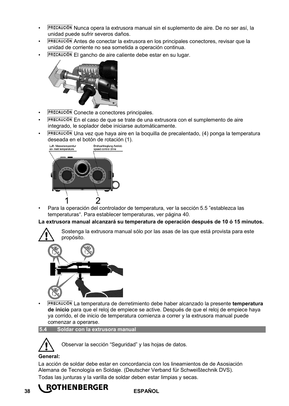 ROTHENBERGER ROWELD D 4/15 Aero Basic User Manual | Page 40 / 48