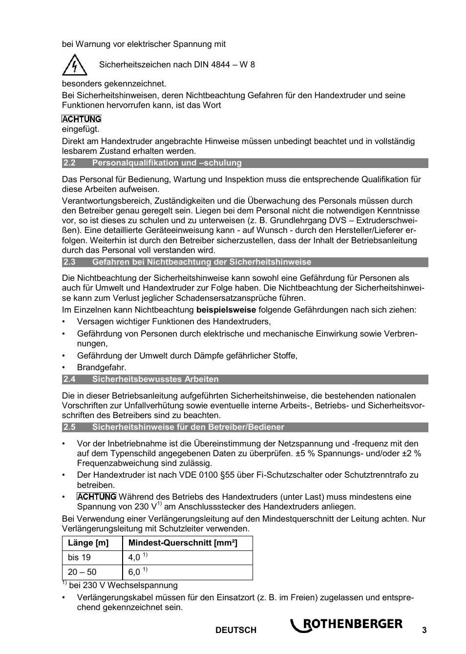 ROTHENBERGER ROWELD D 4/15 Aero Basic User Manual | Page 5 / 48