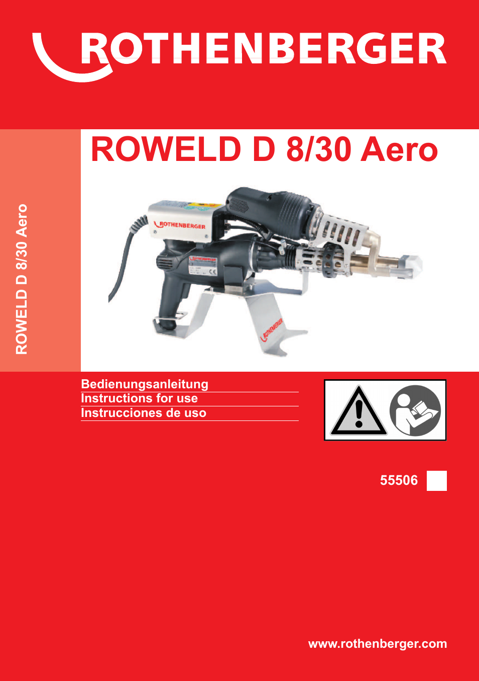 ROTHENBERGER ROWELD D 8/30 Aero User Manual | 48 pages