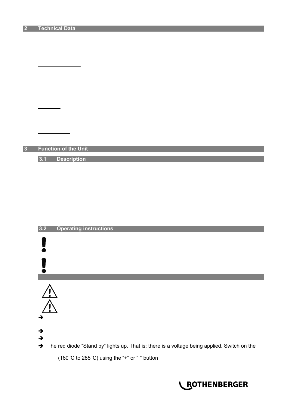 ROTHENBERGER ROWELD P 110 User Manual | Page 15 / 100