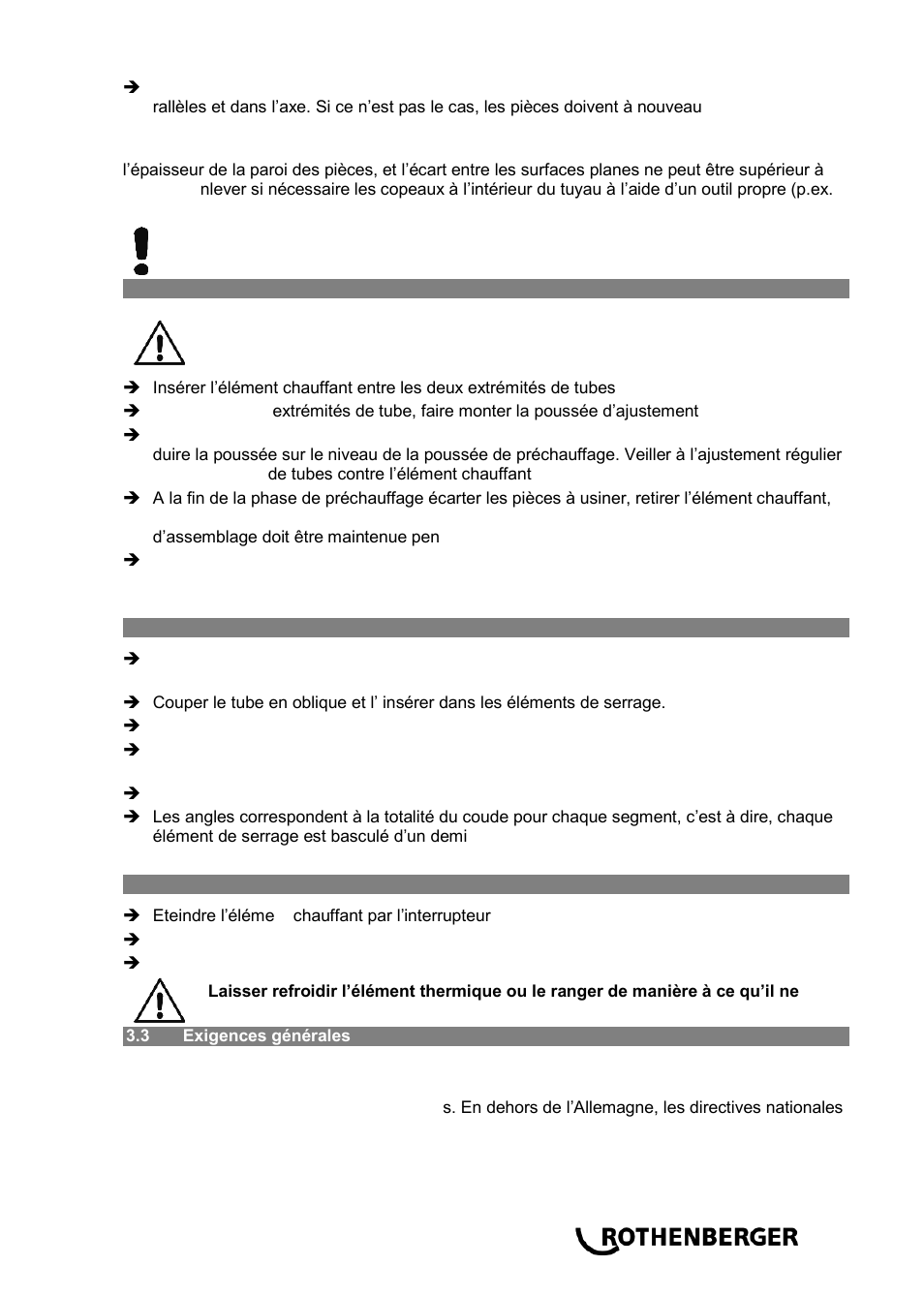 ROTHENBERGER ROWELD P 110 User Manual | Page 25 / 100