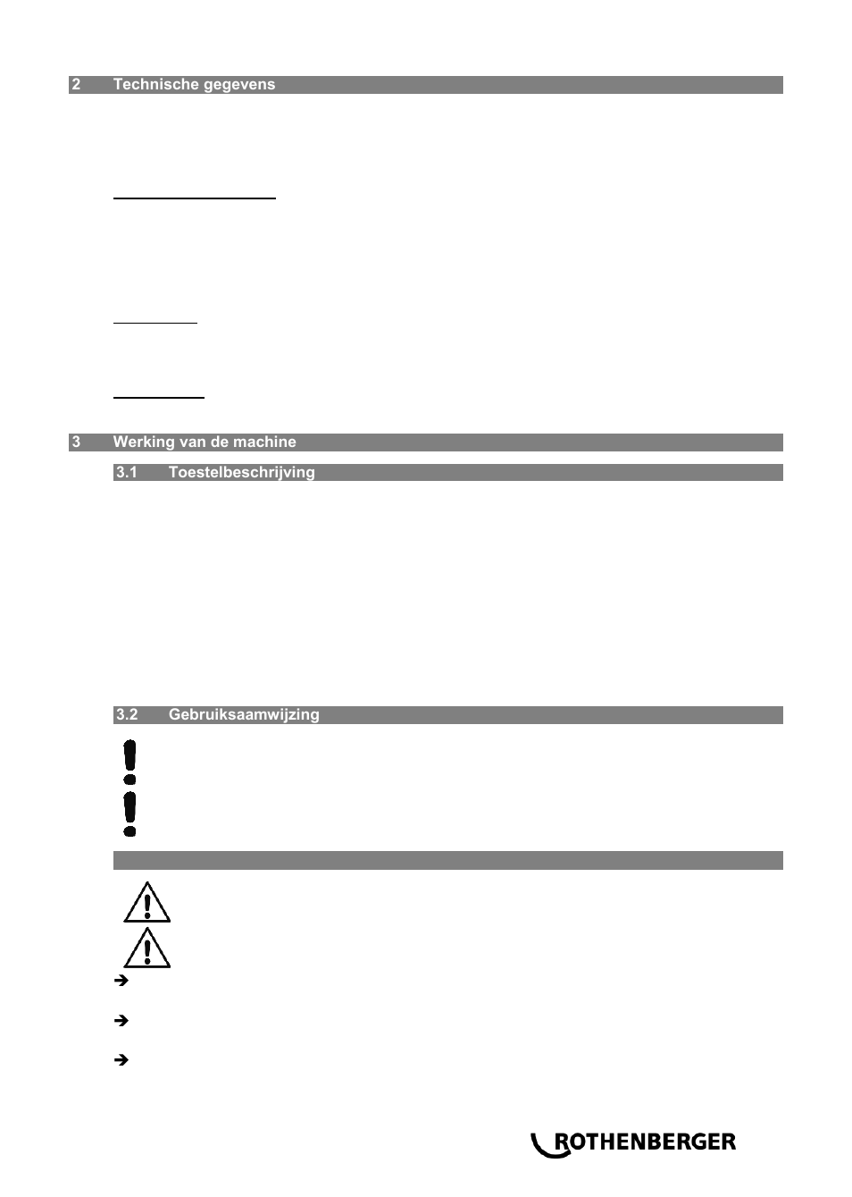 ROTHENBERGER ROWELD P 110 User Manual | Page 47 / 100