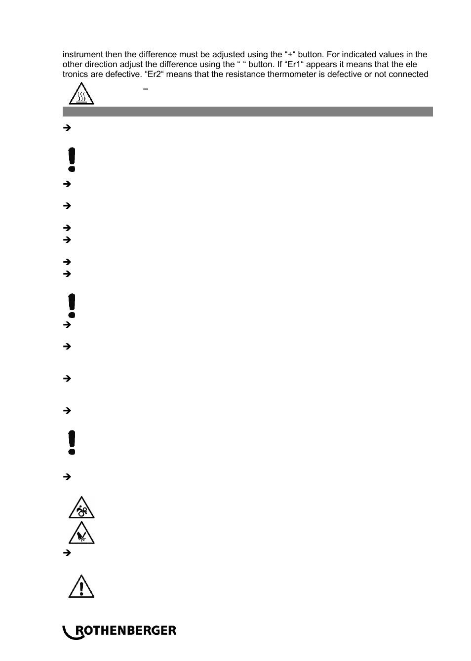 ROTHENBERGER ROWELD P 160 SANILINE User Manual | Page 16 / 128