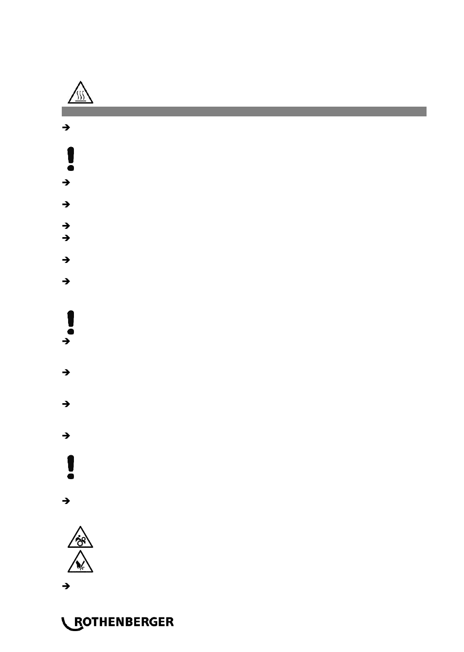 ROTHENBERGER ROWELD P 160 SANILINE User Manual | Page 56 / 128