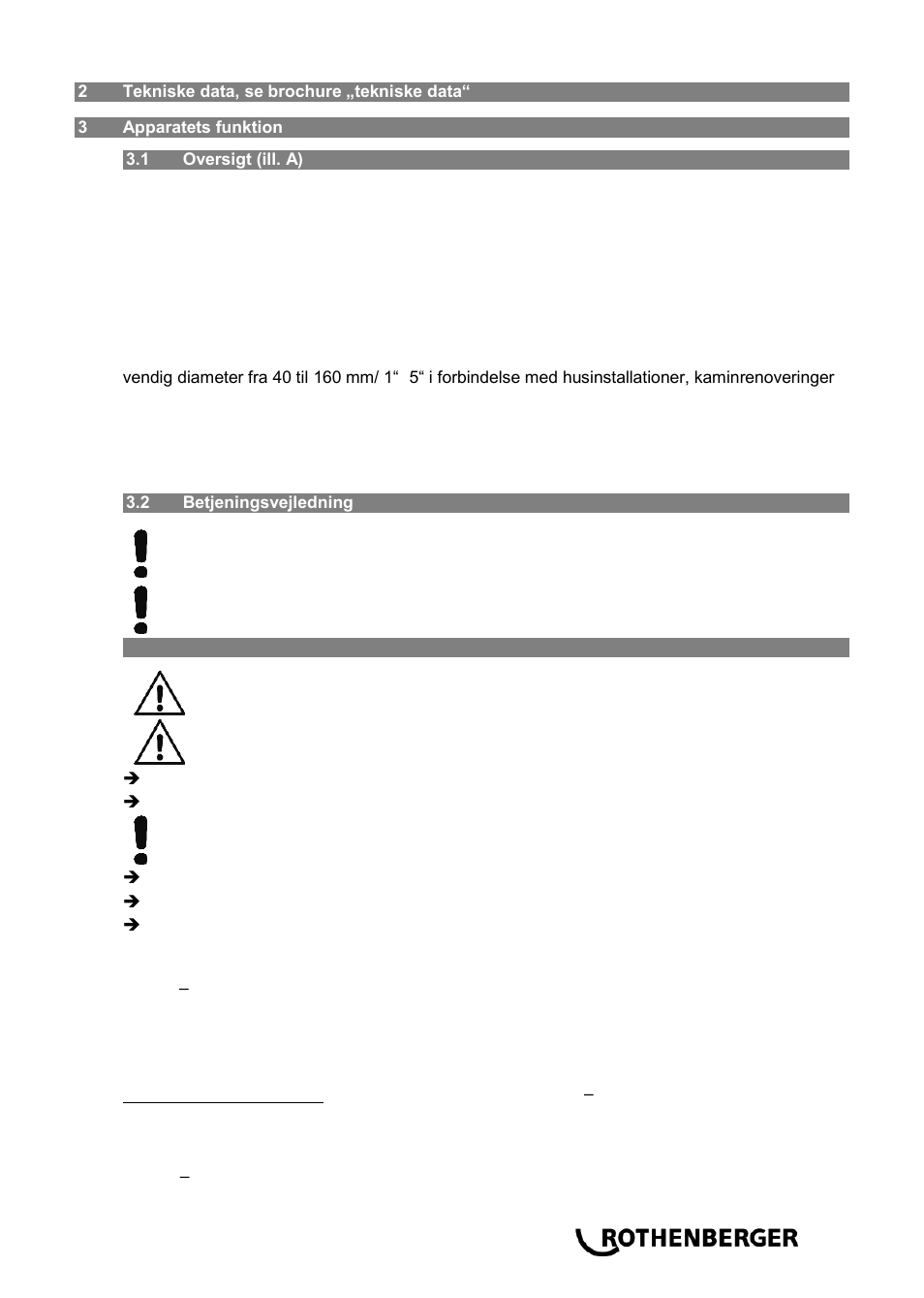 ROTHENBERGER ROWELD P 160 SANILINE User Manual | Page 63 / 128