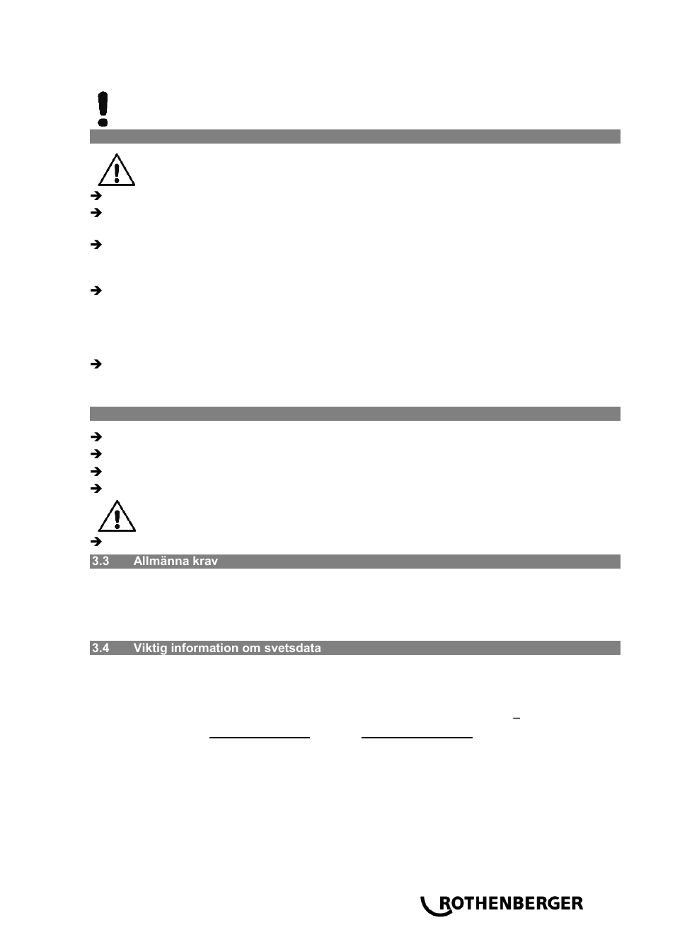 ROTHENBERGER ROWELD P 160 SANILINE User Manual | Page 73 / 128