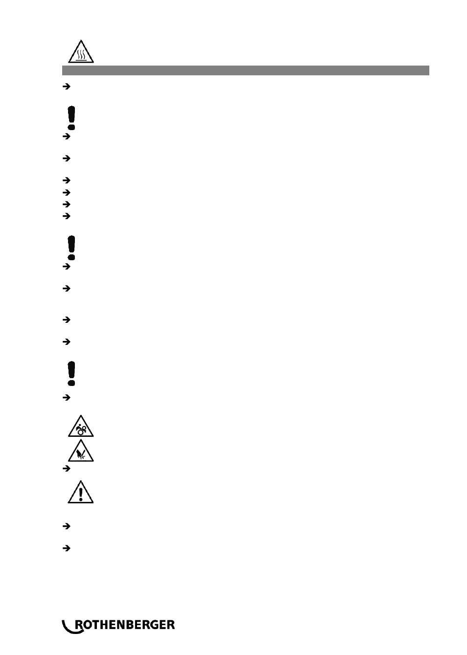 ROTHENBERGER ROWELD P 160 SANILINE User Manual | Page 88 / 128