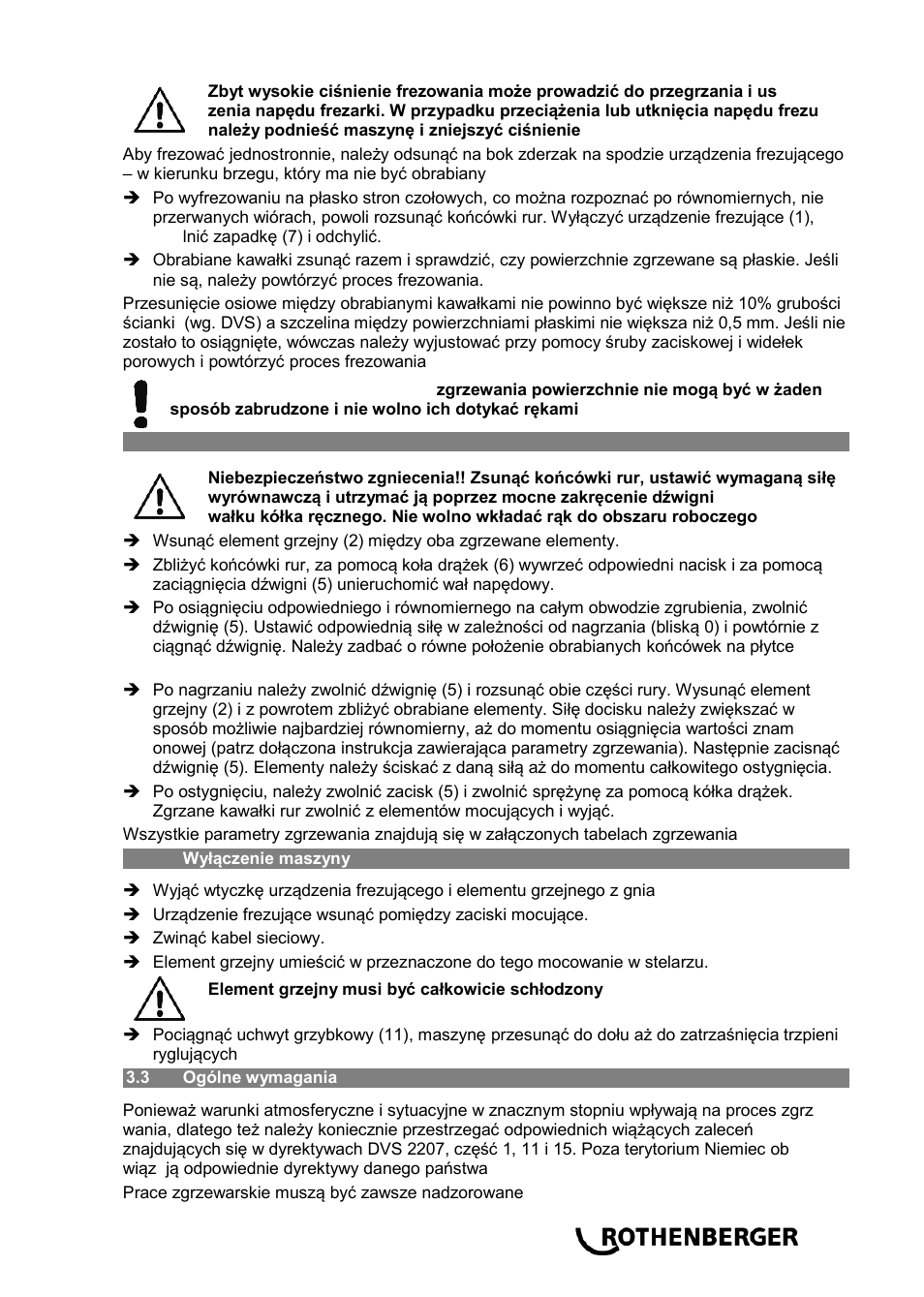 ROTHENBERGER ROWELD P 160 SANILINE User Manual | Page 97 / 128