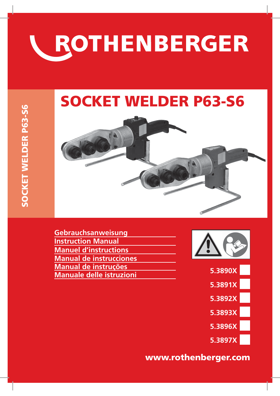 ROTHENBERGER ROWELD P 63 S - 6 SWORD User Manual | 80 pages