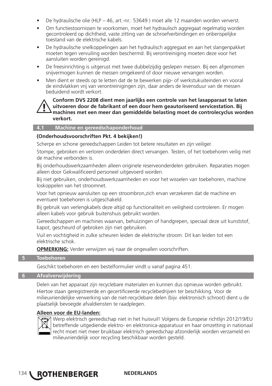 ROTHENBERGER ROWELD P250-630 B Plus Premium CNC User Manual | Page 136 / 456