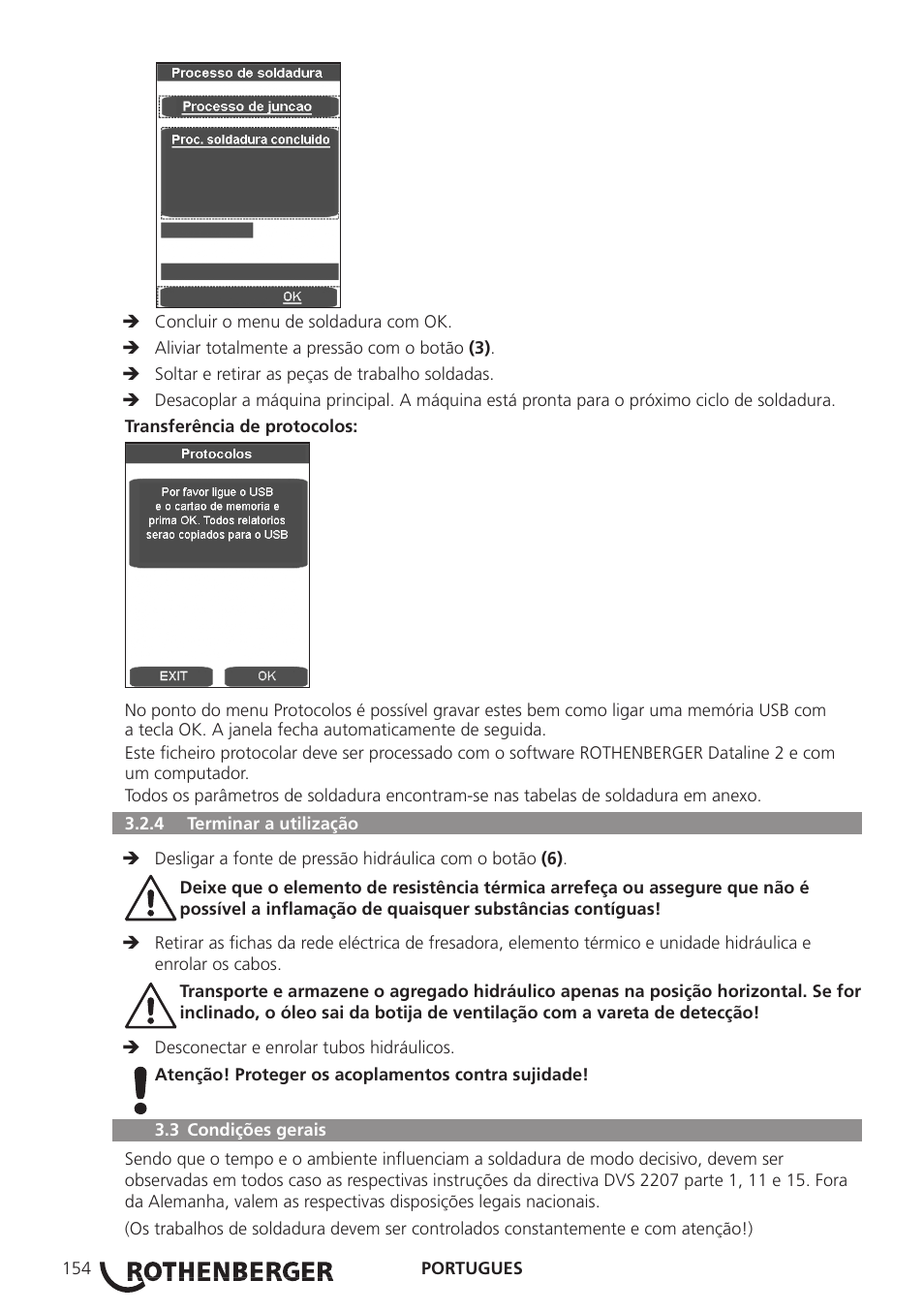 ROTHENBERGER ROWELD P250-630 B Plus Premium CNC User Manual | Page 156 / 456