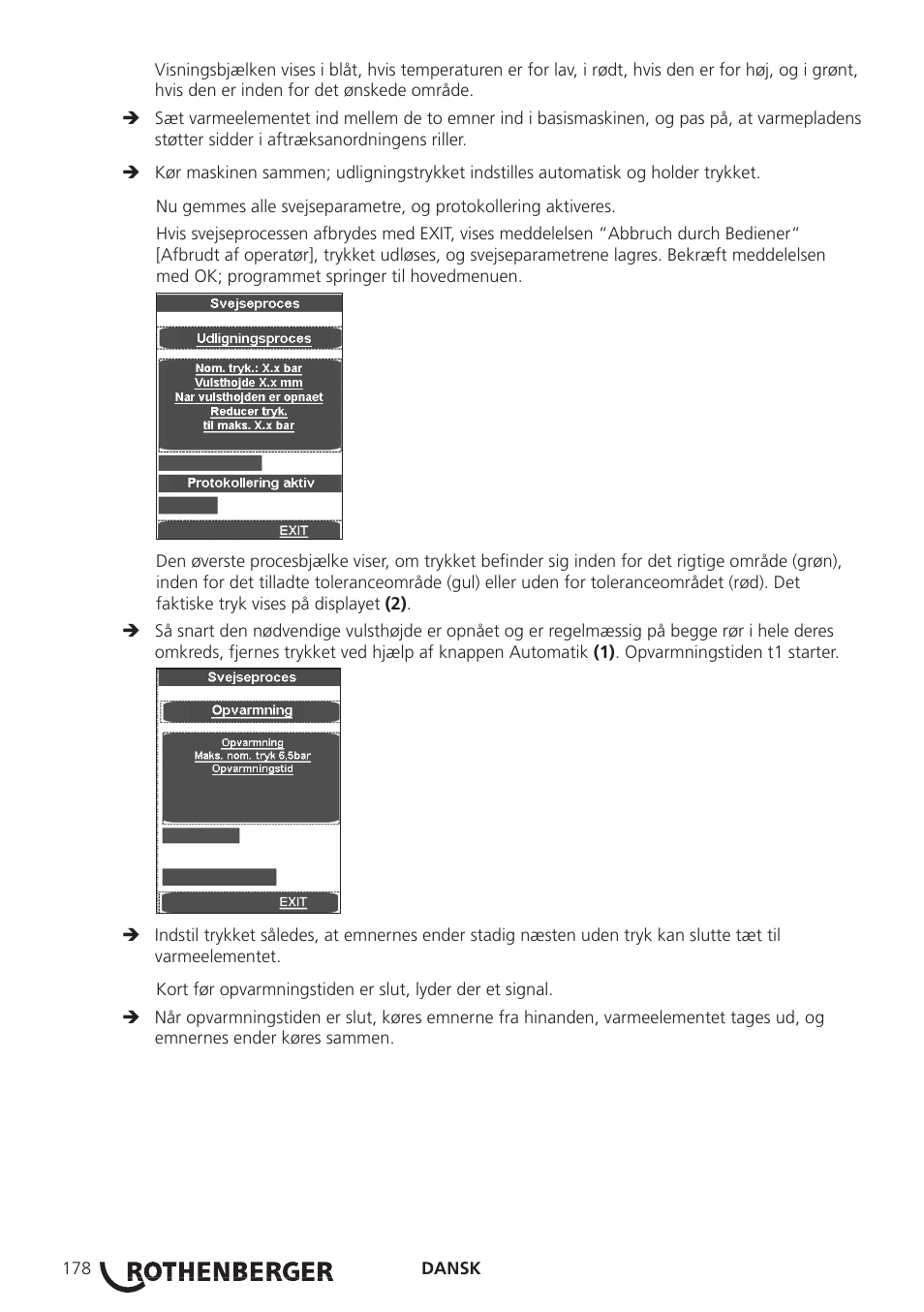 ROTHENBERGER ROWELD P250-630 B Plus Premium CNC User Manual | Page 180 / 456