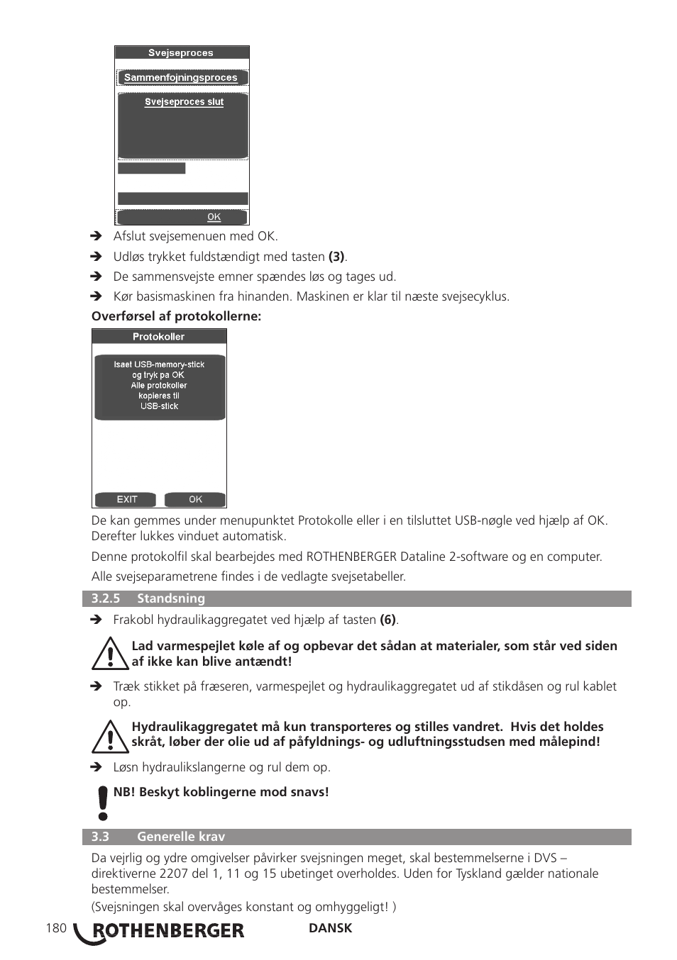 ROTHENBERGER ROWELD P250-630 B Plus Premium CNC User Manual | Page 182 / 456