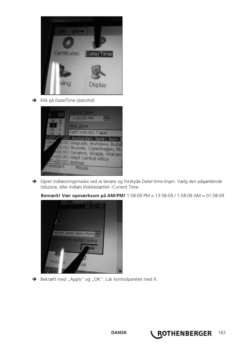 ROTHENBERGER ROWELD P250-630 B Plus Premium CNC User Manual | Page 185 / 456