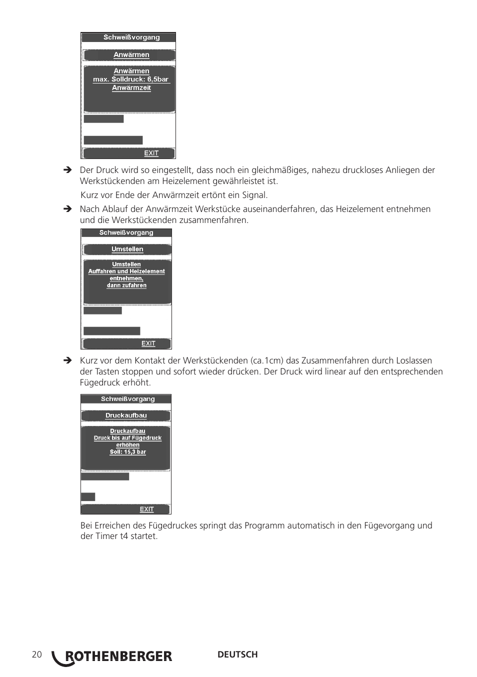 ROTHENBERGER ROWELD P250-630 B Plus Premium CNC User Manual | Page 22 / 456