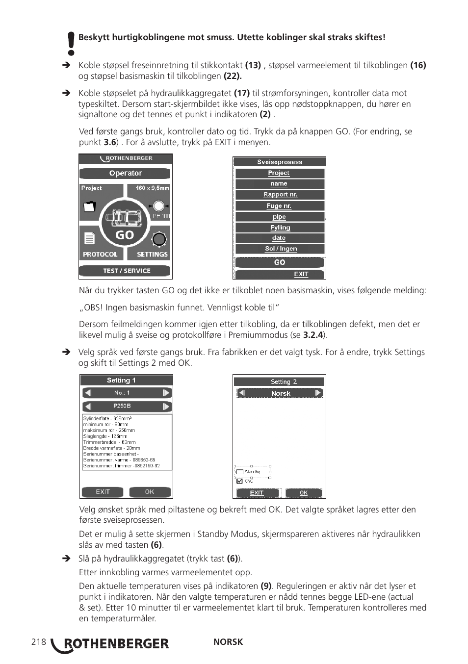 ROTHENBERGER ROWELD P250-630 B Plus Premium CNC User Manual | Page 220 / 456