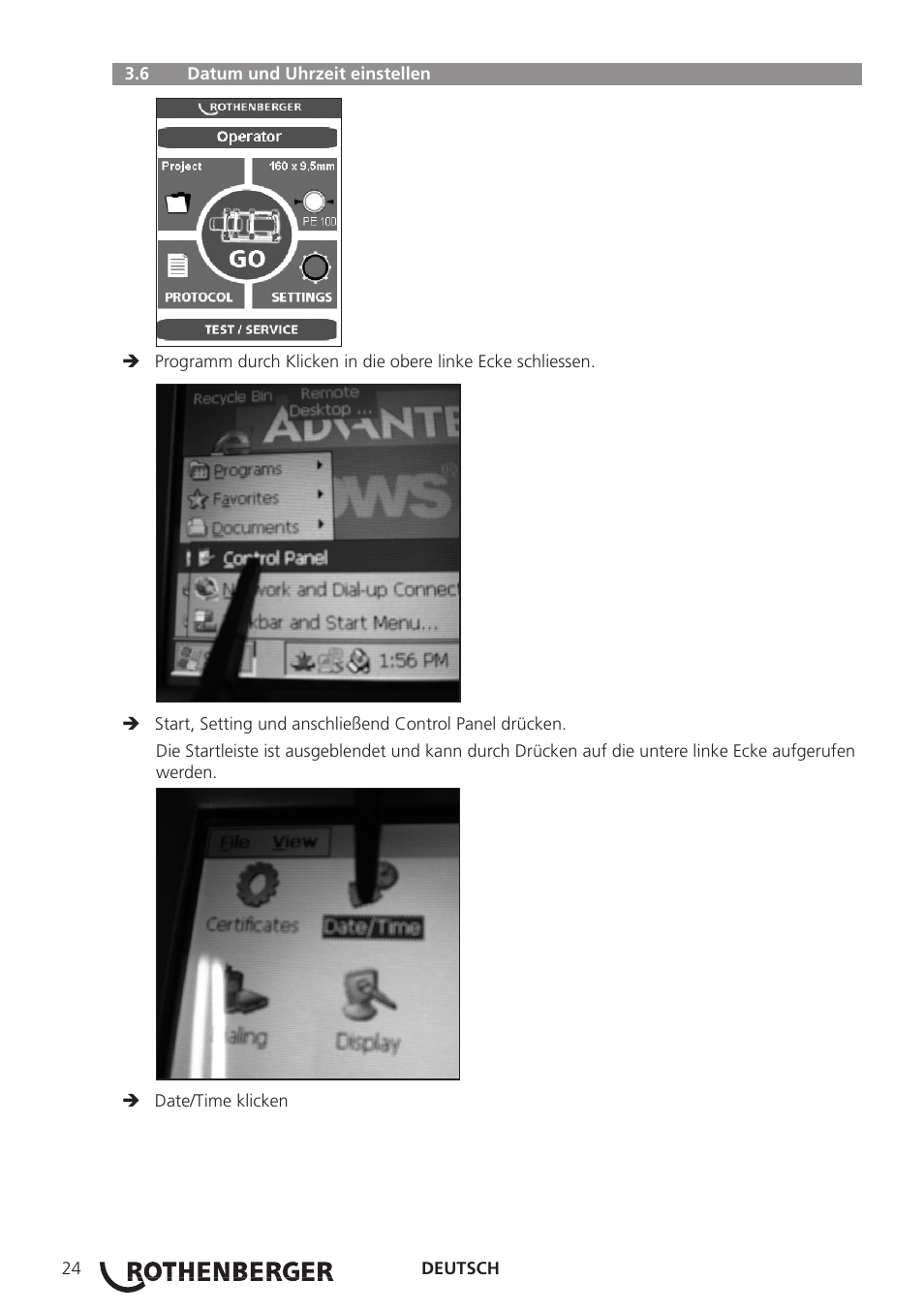 ROTHENBERGER ROWELD P250-630 B Plus Premium CNC User Manual | Page 26 / 456