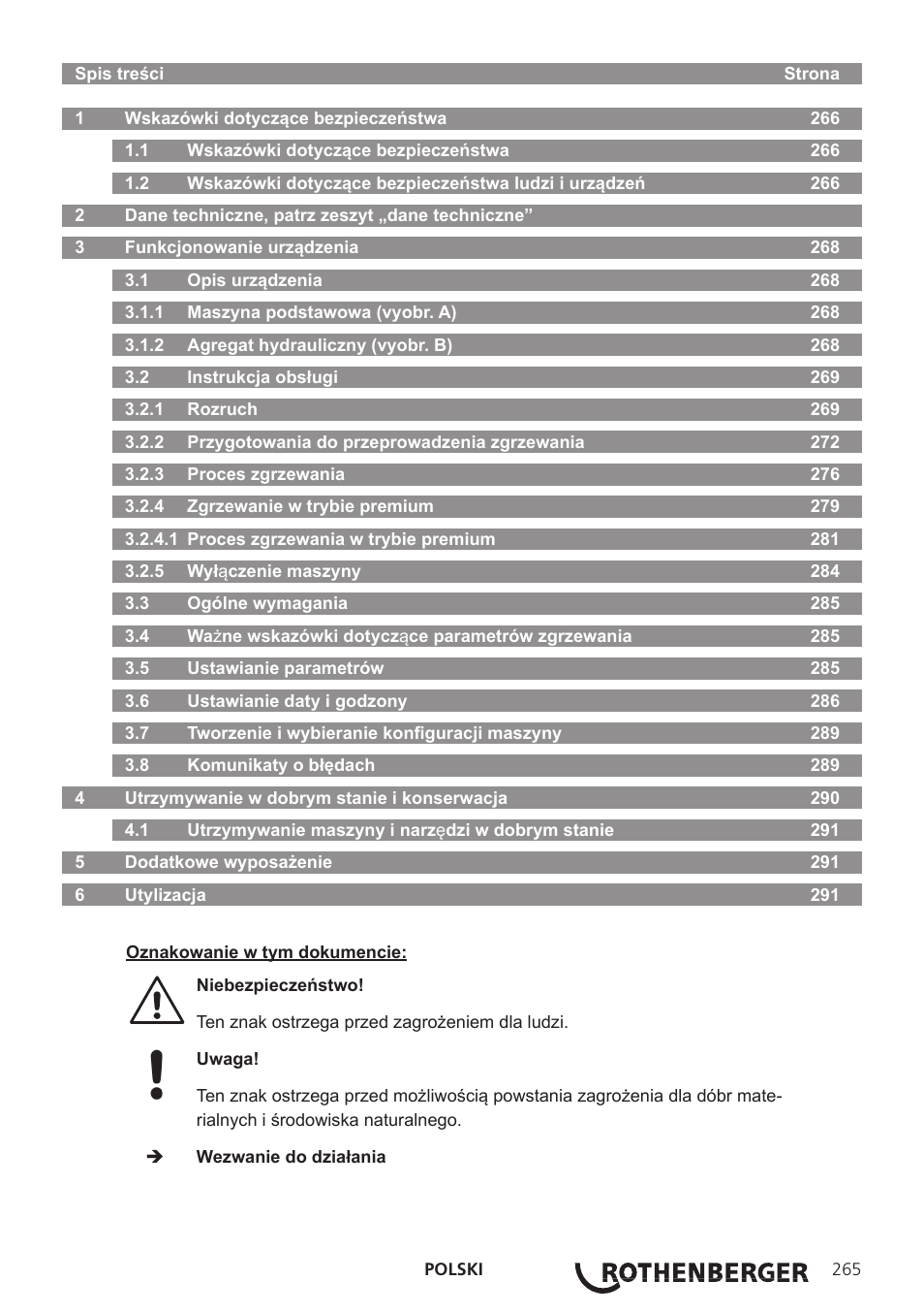 ROTHENBERGER ROWELD P250-630 B Plus Premium CNC User Manual | Page 267 / 456