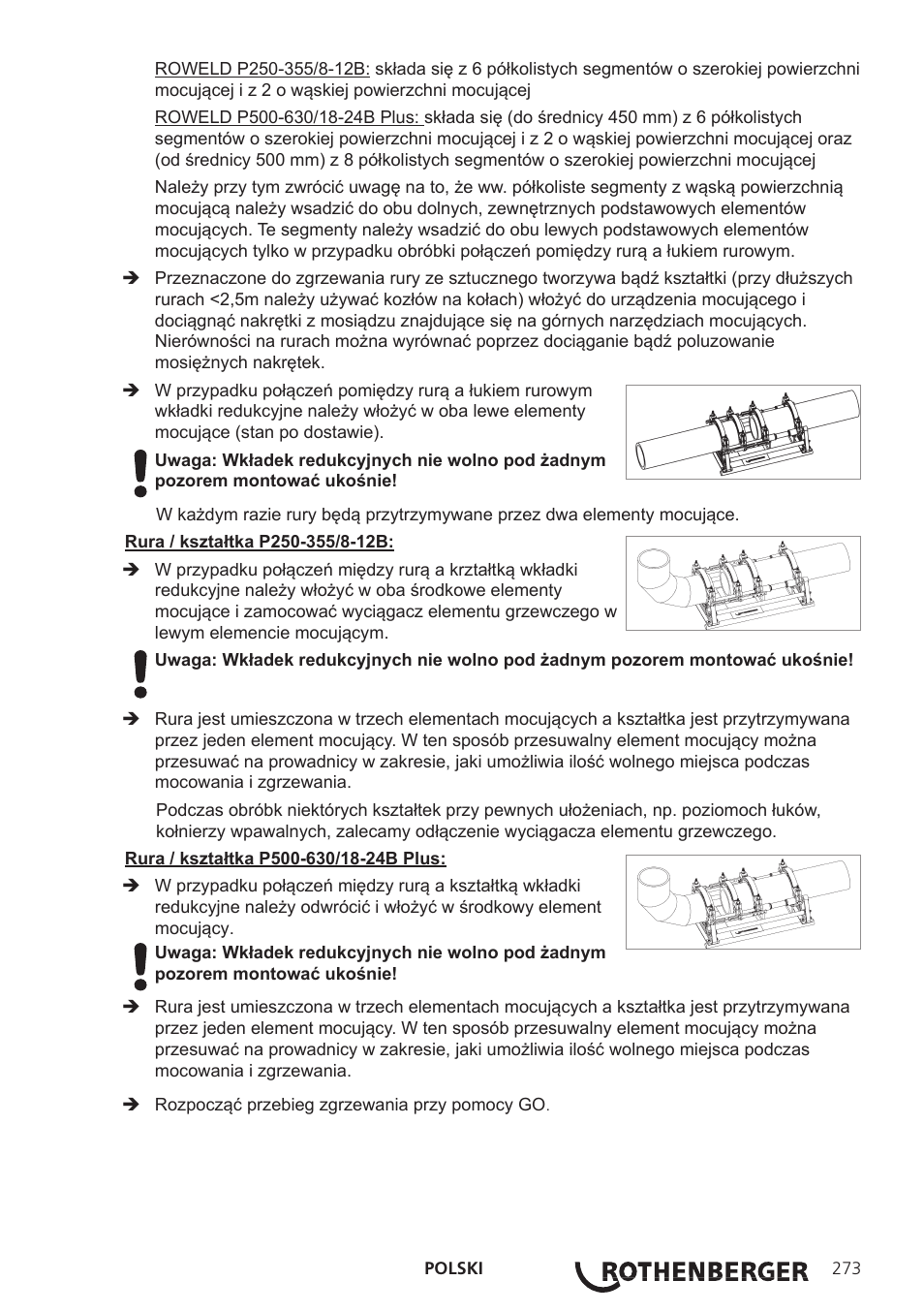 ROTHENBERGER ROWELD P250-630 B Plus Premium CNC User Manual | Page 275 / 456