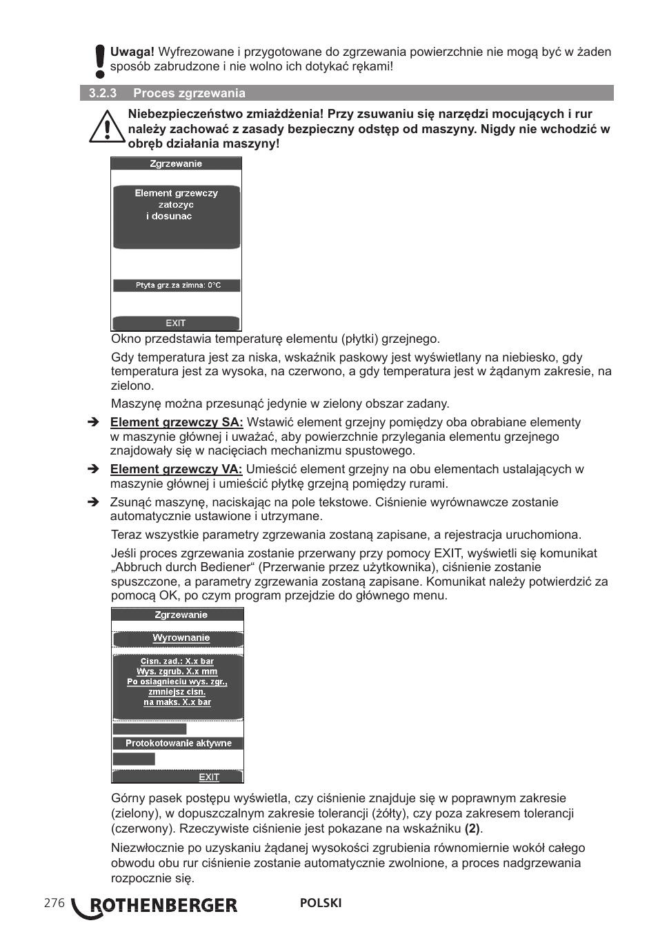 ROTHENBERGER ROWELD P250-630 B Plus Premium CNC User Manual | Page 278 / 456