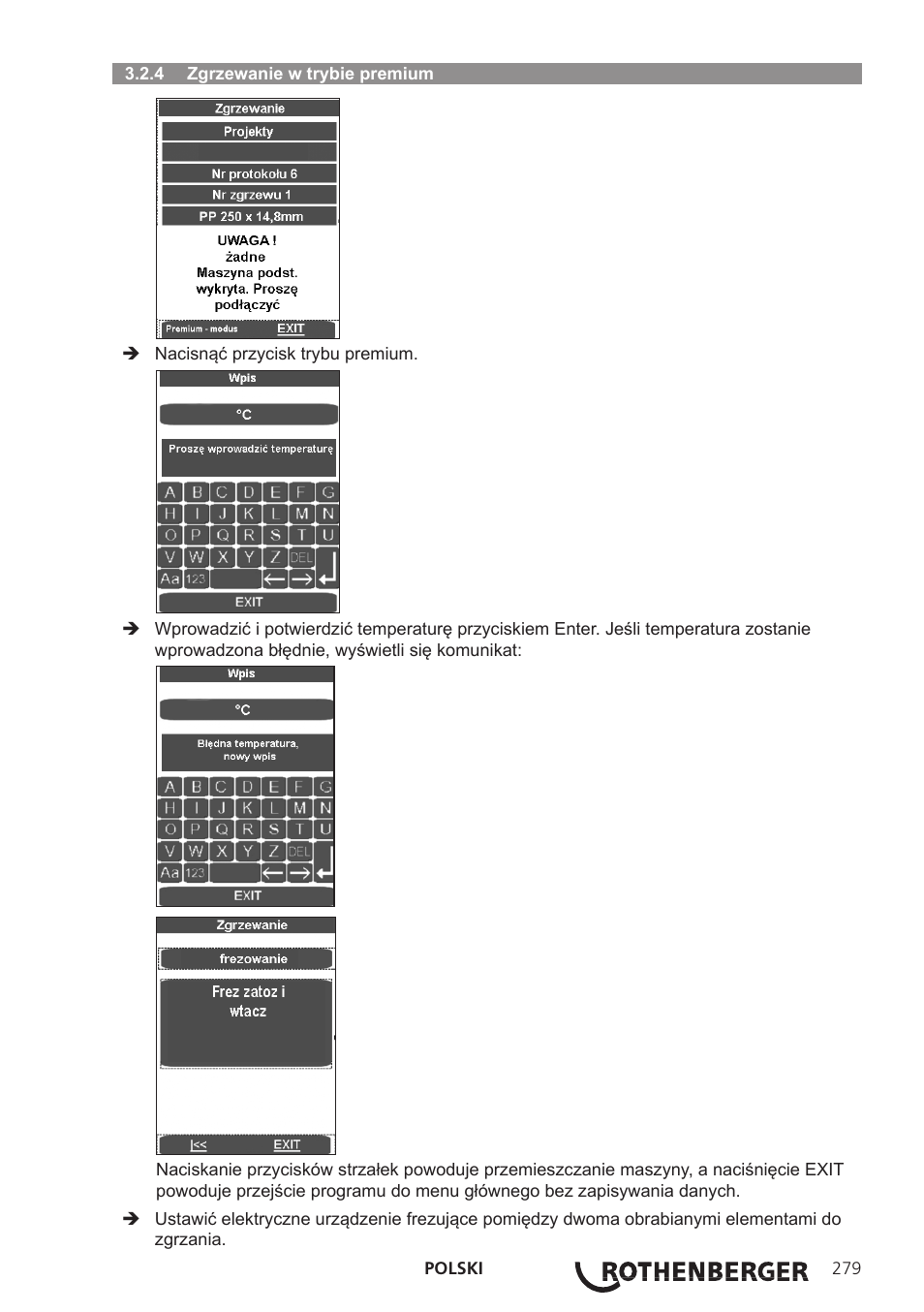 ROTHENBERGER ROWELD P250-630 B Plus Premium CNC User Manual | Page 281 / 456