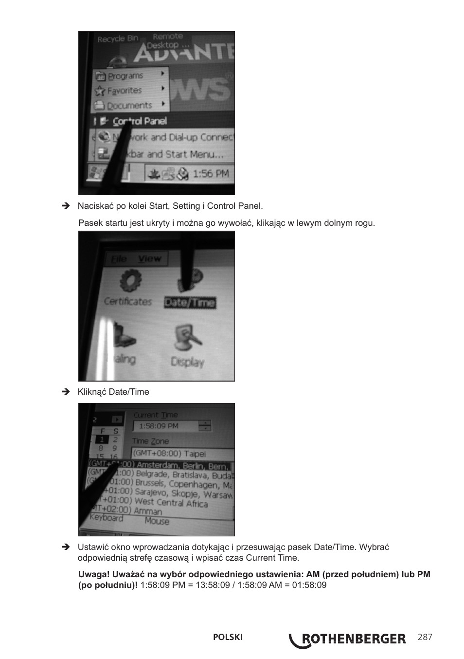 ROTHENBERGER ROWELD P250-630 B Plus Premium CNC User Manual | Page 289 / 456