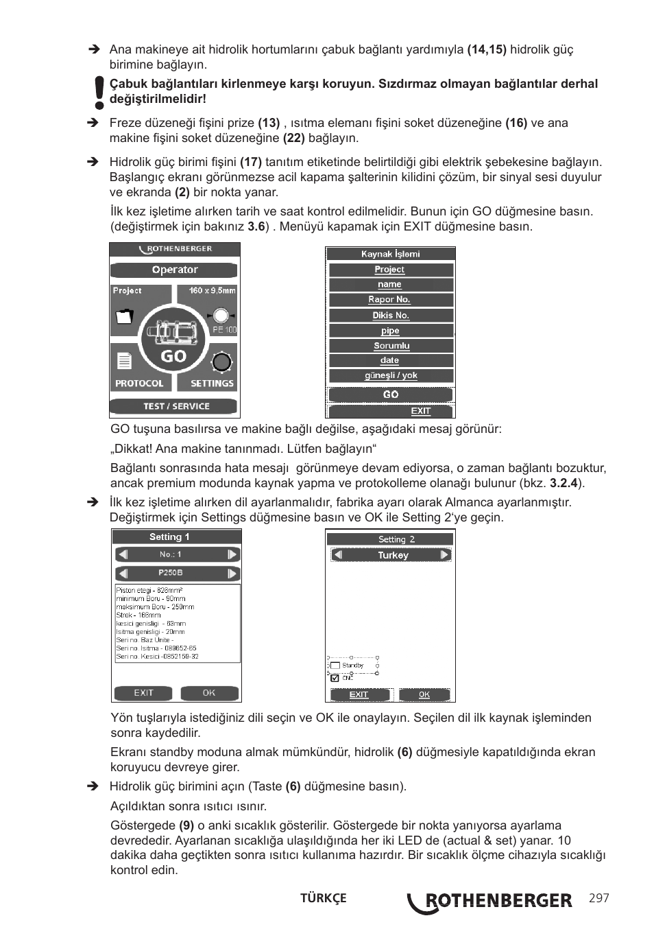 ROTHENBERGER ROWELD P250-630 B Plus Premium CNC User Manual | Page 299 / 456