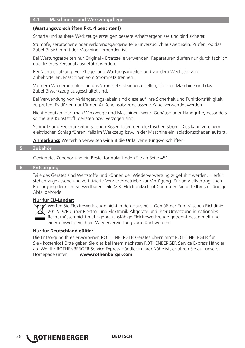 ROTHENBERGER ROWELD P250-630 B Plus Premium CNC User Manual | Page 30 / 456