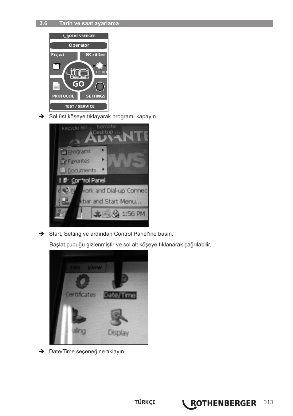 ROTHENBERGER ROWELD P250-630 B Plus Premium CNC User Manual | Page 315 / 456