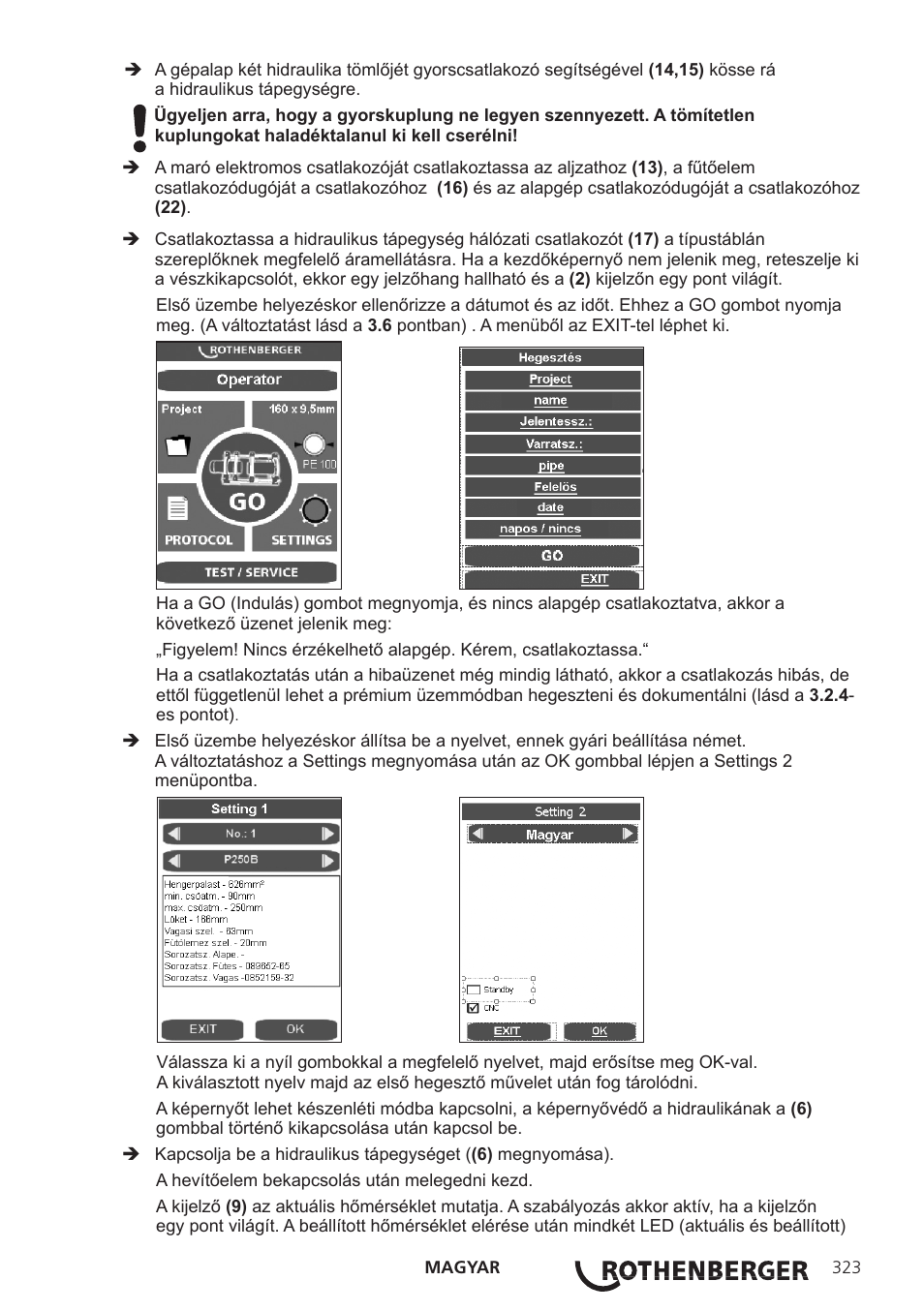 ROTHENBERGER ROWELD P250-630 B Plus Premium CNC User Manual | Page 325 / 456