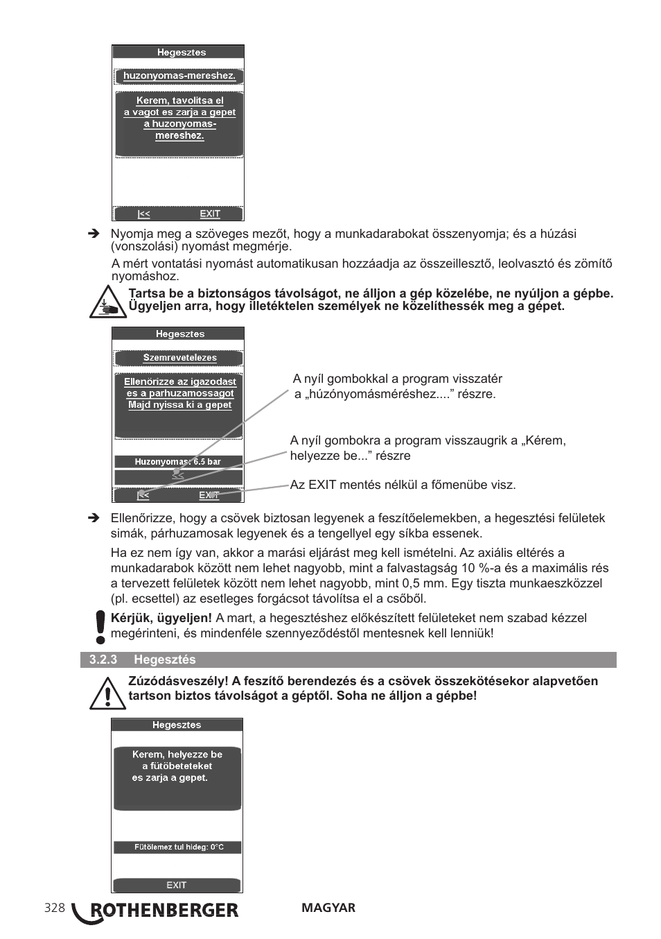 ROTHENBERGER ROWELD P250-630 B Plus Premium CNC User Manual | Page 330 / 456