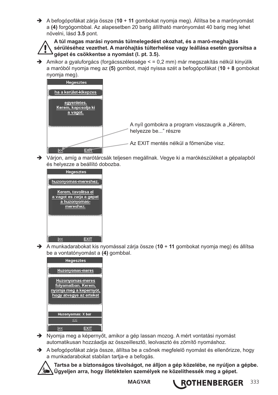 ROTHENBERGER ROWELD P250-630 B Plus Premium CNC User Manual | Page 335 / 456