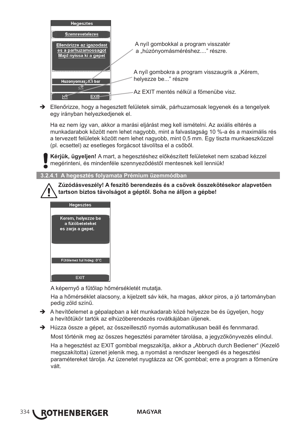 ROTHENBERGER ROWELD P250-630 B Plus Premium CNC User Manual | Page 336 / 456