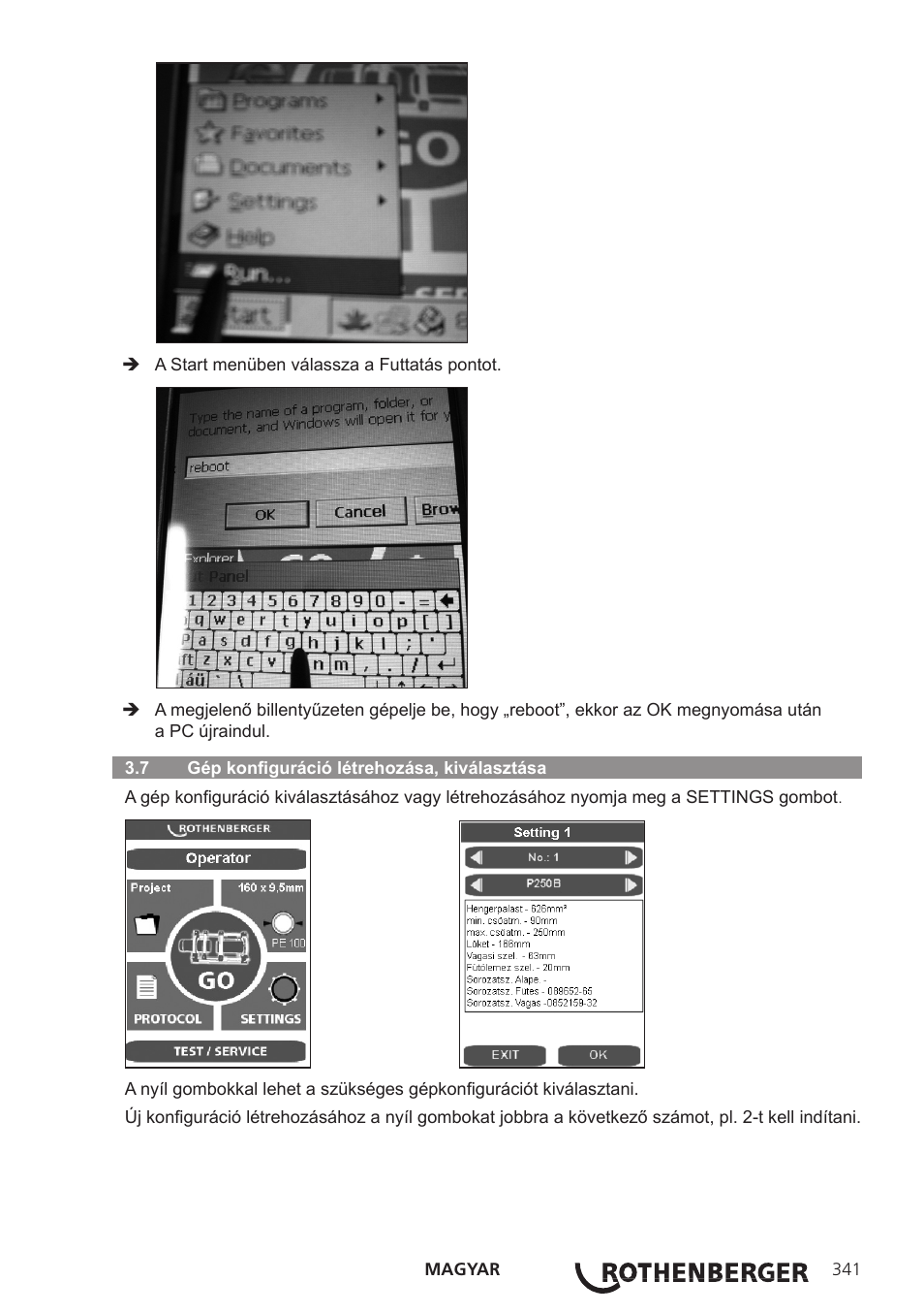 ROTHENBERGER ROWELD P250-630 B Plus Premium CNC User Manual | Page 343 / 456