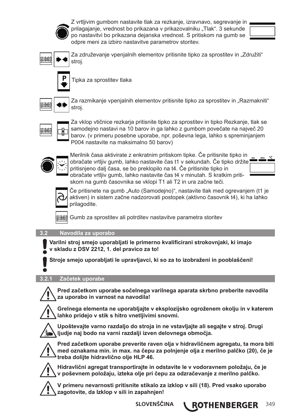 ROTHENBERGER ROWELD P250-630 B Plus Premium CNC User Manual | Page 351 / 456