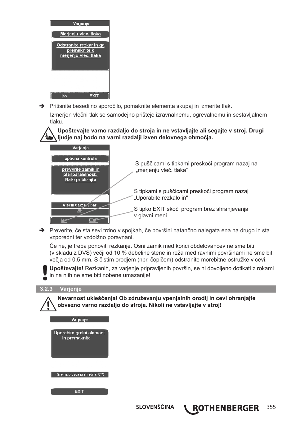 ROTHENBERGER ROWELD P250-630 B Plus Premium CNC User Manual | Page 357 / 456