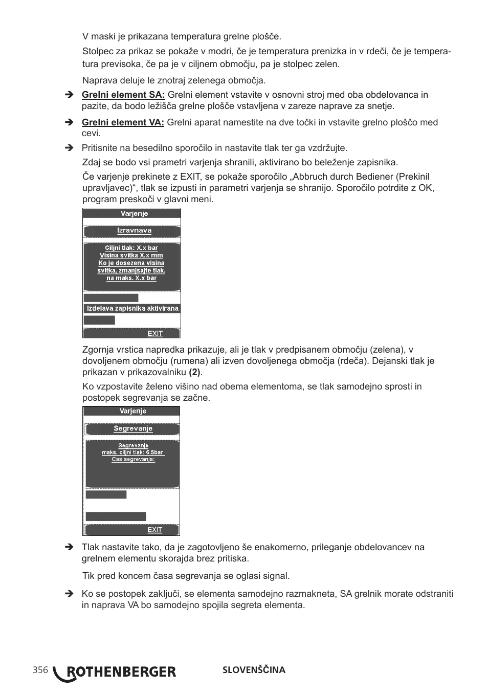 ROTHENBERGER ROWELD P250-630 B Plus Premium CNC User Manual | Page 358 / 456