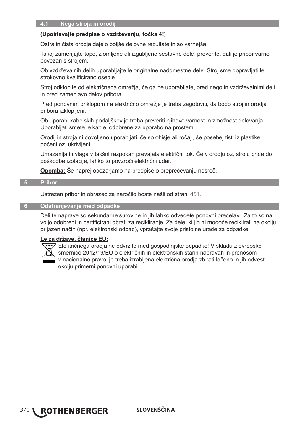 ROTHENBERGER ROWELD P250-630 B Plus Premium CNC User Manual | Page 372 / 456