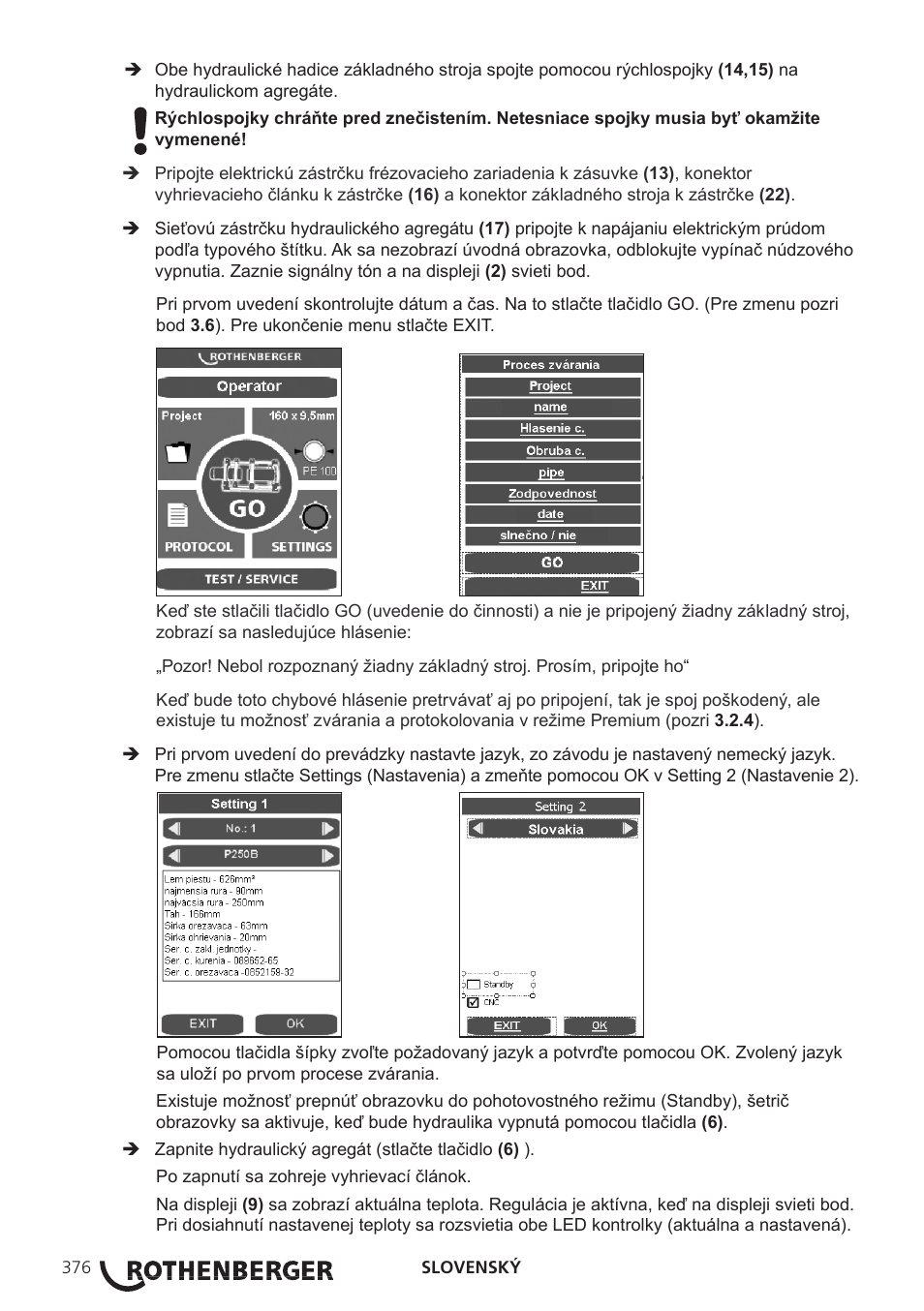 ROTHENBERGER ROWELD P250-630 B Plus Premium CNC User Manual | Page 378 / 456