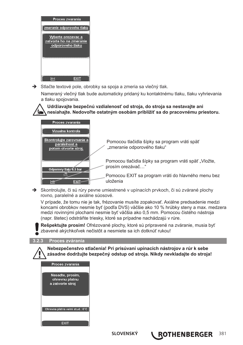 ROTHENBERGER ROWELD P250-630 B Plus Premium CNC User Manual | Page 383 / 456