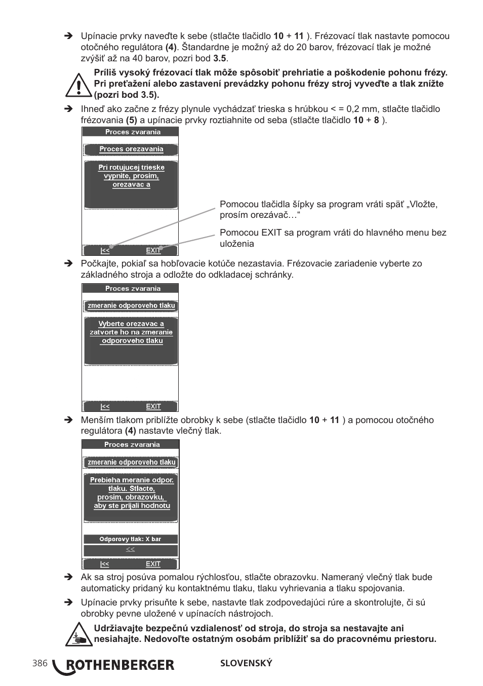 ROTHENBERGER ROWELD P250-630 B Plus Premium CNC User Manual | Page 388 / 456