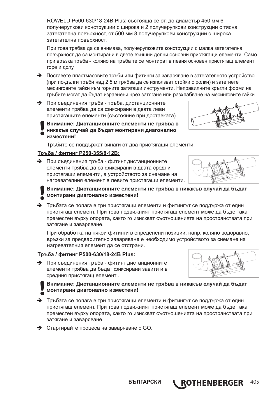 ROTHENBERGER ROWELD P250-630 B Plus Premium CNC User Manual | Page 407 / 456