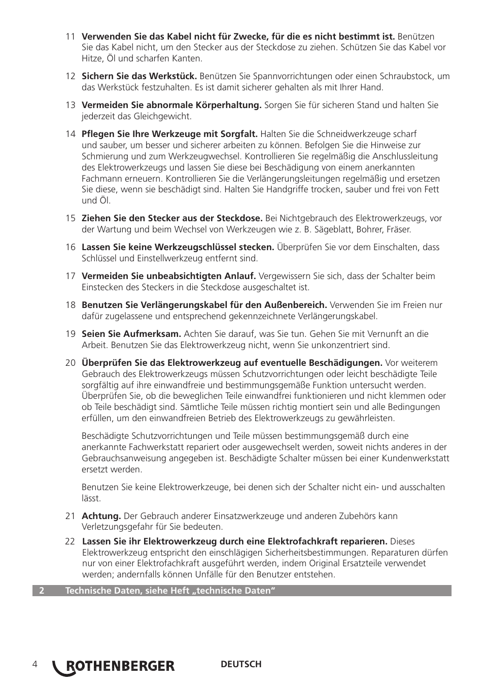 ROTHENBERGER ROWELD P250-630 B Plus Premium CNC User Manual | Page 6 / 456