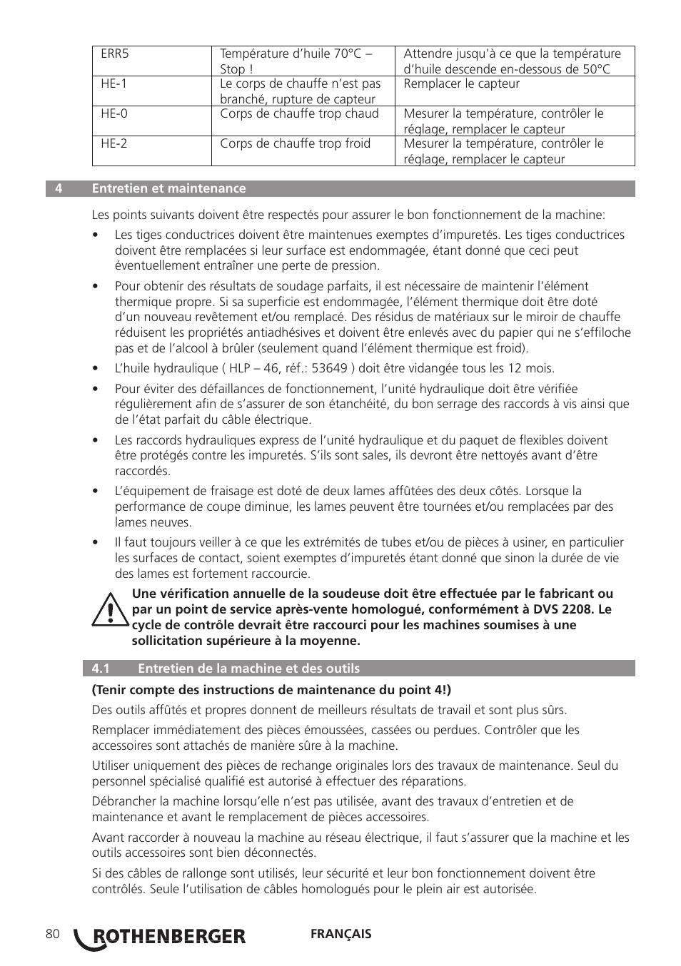 ROTHENBERGER ROWELD P250-630 B Plus Premium CNC User Manual | Page 82 / 456