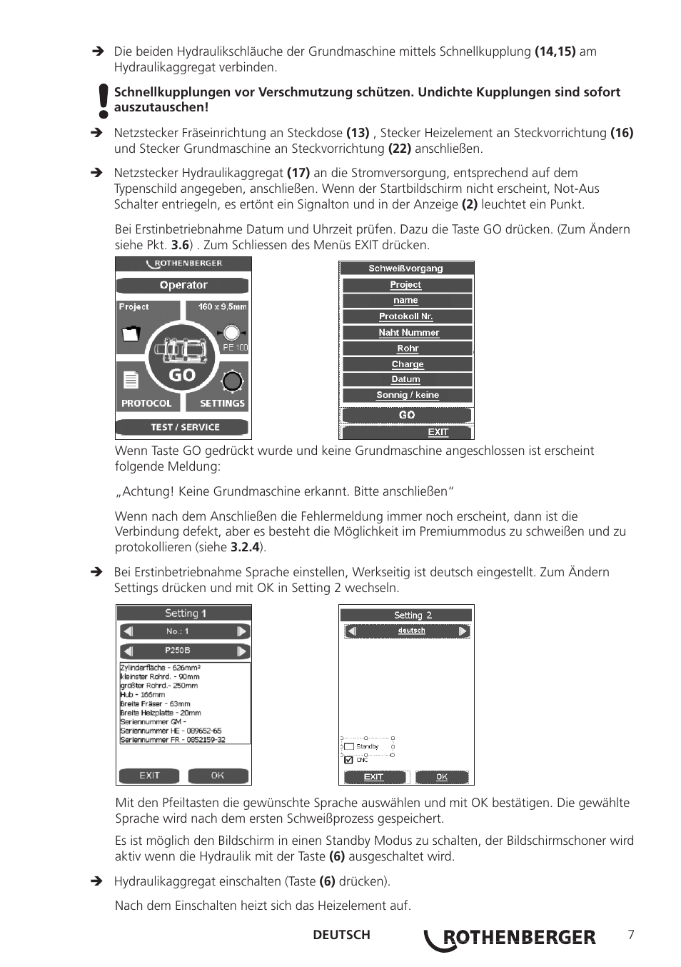 ROTHENBERGER ROWELD P250-630 B Plus Premium CNC User Manual | Page 9 / 456