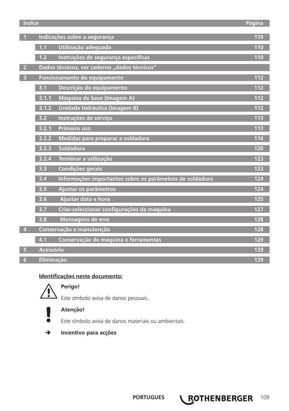 ROTHENBERGER ROWELD P250-630B Plus Premium User Manual | Page 111 / 368