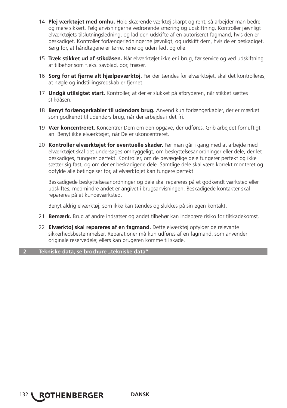 ROTHENBERGER ROWELD P250-630B Plus Premium User Manual | Page 134 / 368