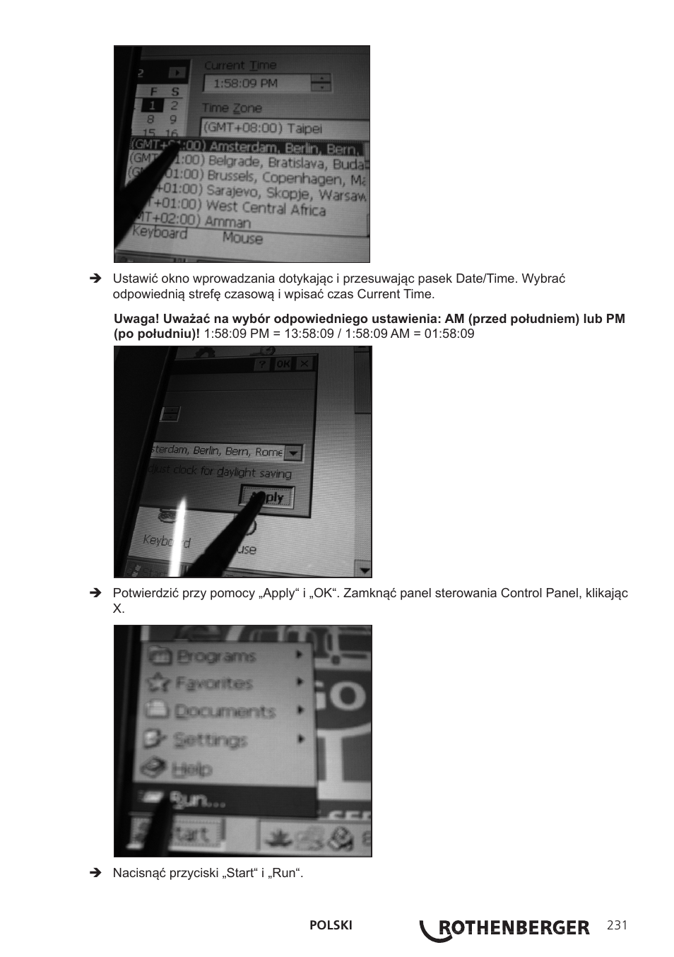 ROTHENBERGER ROWELD P250-630B Plus Premium User Manual | Page 233 / 368